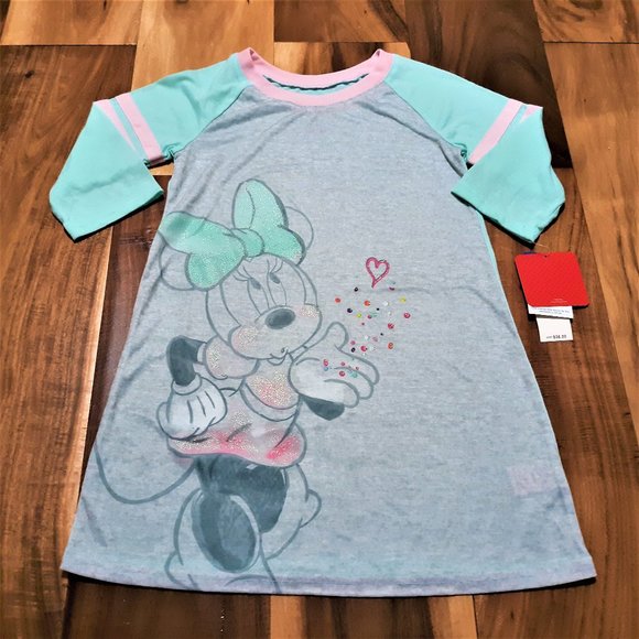 Disney NWT Sz 4 GIrls Minnie Mouse Sleep Nightgown - Picture 4 of 6